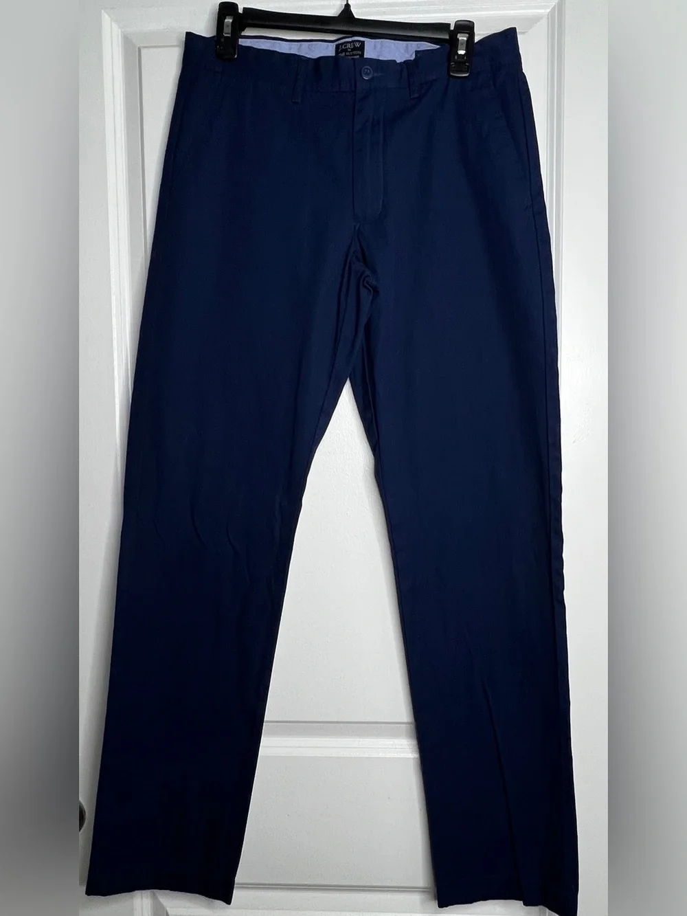 J.Crew The Sutton Navy Blue Summerweight Cotton Chino Pants 30x32